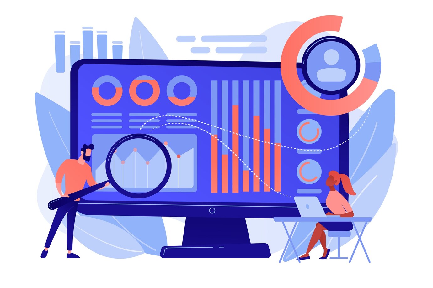 illustration d'un analyse de chiffres